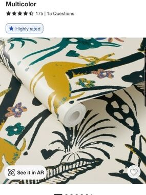 New- 2 Pack- Fiesta Animals Peel And Stick Wallpaper